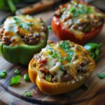 Philly Cheesesteak Stuffed Peppers