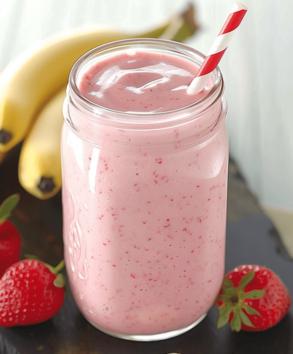 Strawberry Banana Yogurt Smoothie