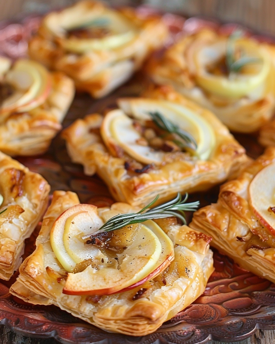 Apple and Brie Puff Pastry Bites