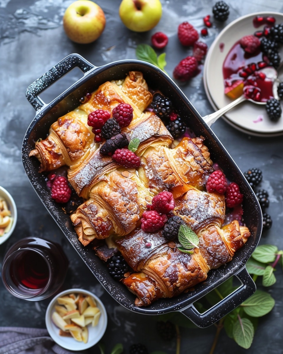 Croissant French Toast Casserole