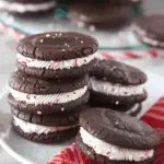 Chocolate Peppermint Sandwich Cookies