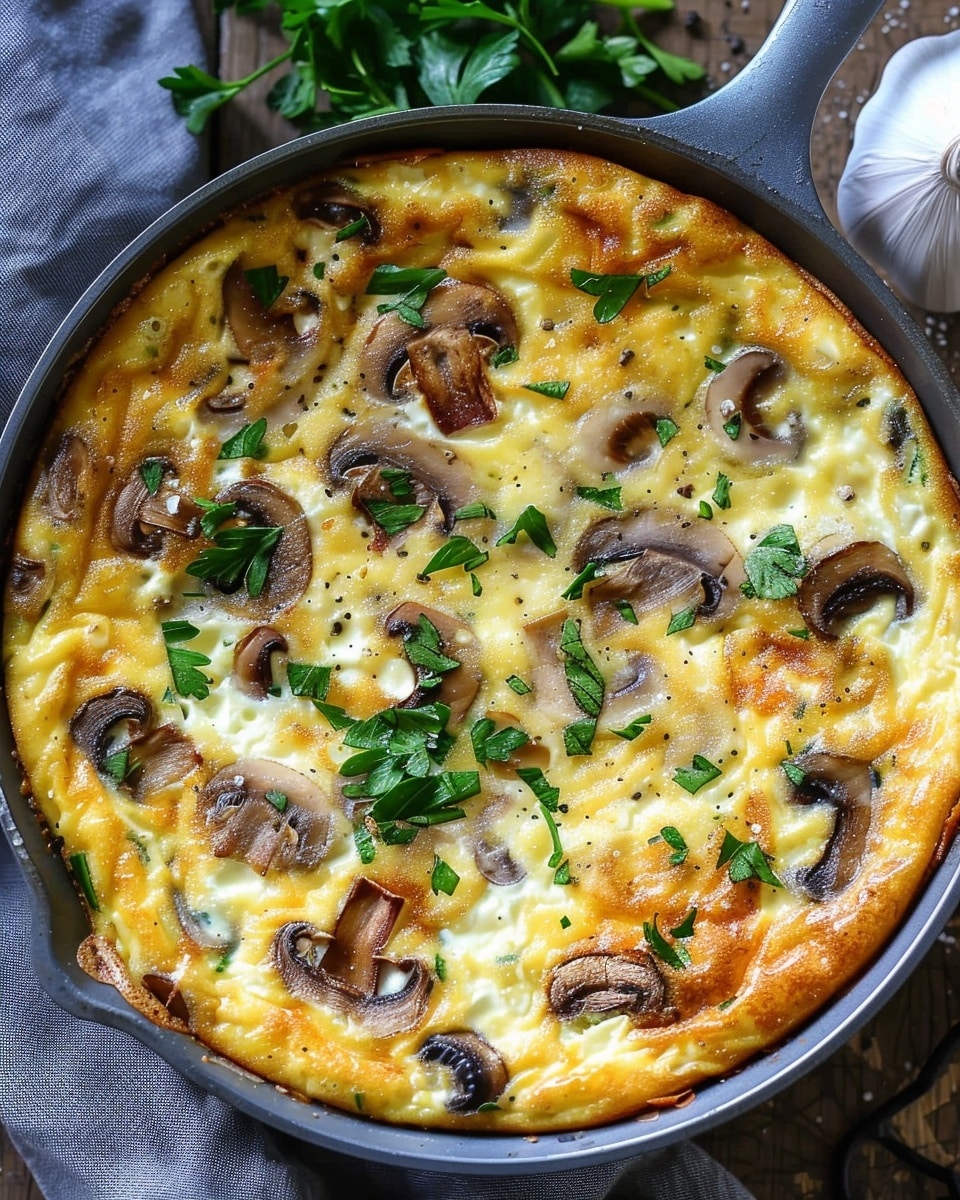 Mushroom Frittata Recipe