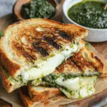 Best Pesto Grilled Cheese