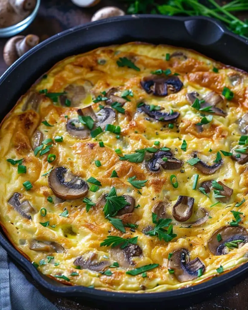 Mushroom Frittata Recipe