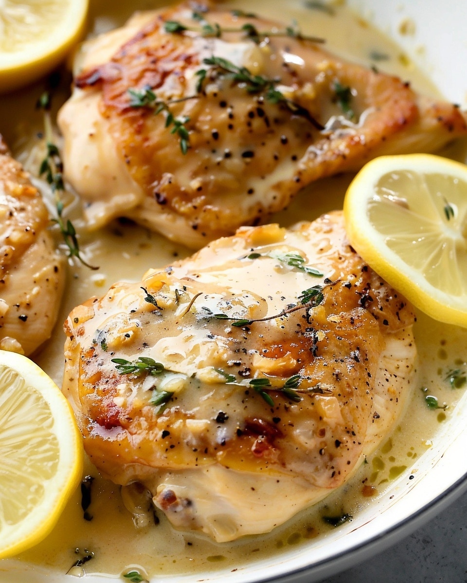 Creamy Lemon Thyme Chicken