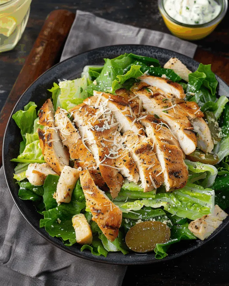 Low Carb Caesar Salad with Chicken
