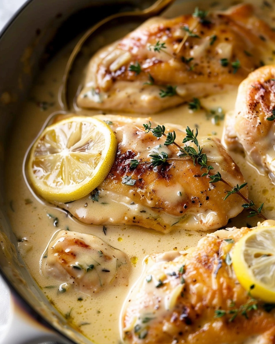 Creamy Lemon Thyme Chicken