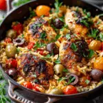 Greek Chicken Orzo