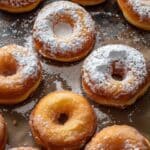 Vegan Apple Puff Pastry Doughnuts