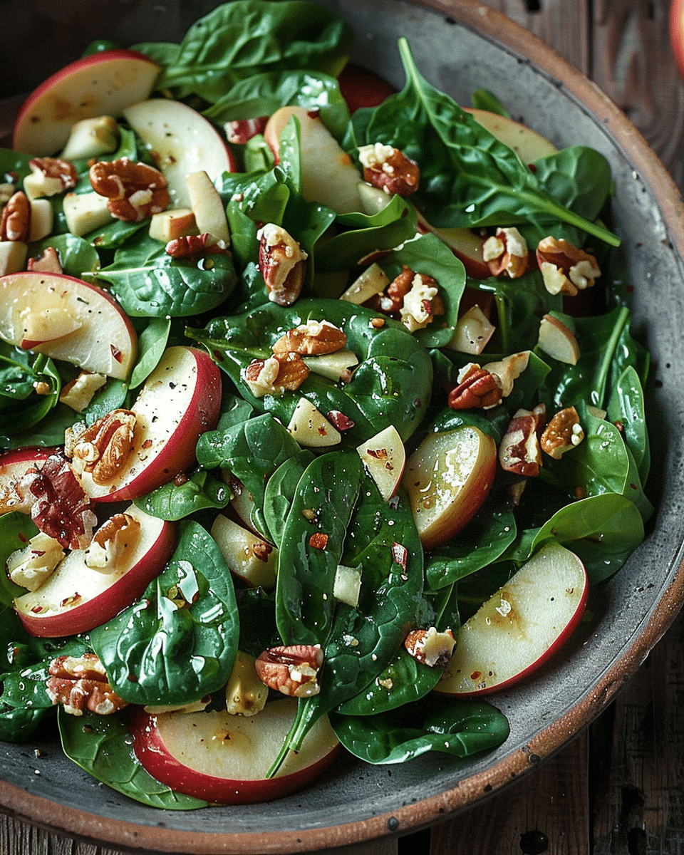 Nourishing Spinach and Apple Salad