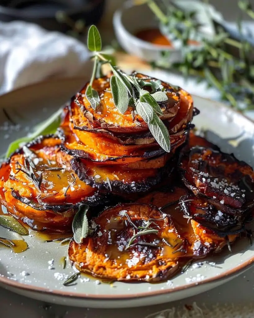 Crispy Sweet Potato Stacks