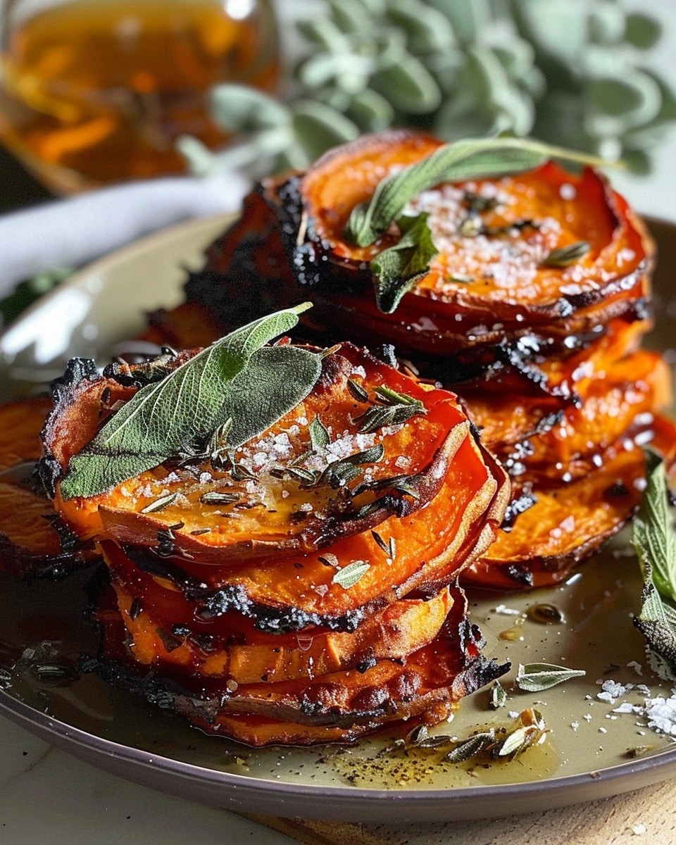 Crispy Sweet Potato Stacks