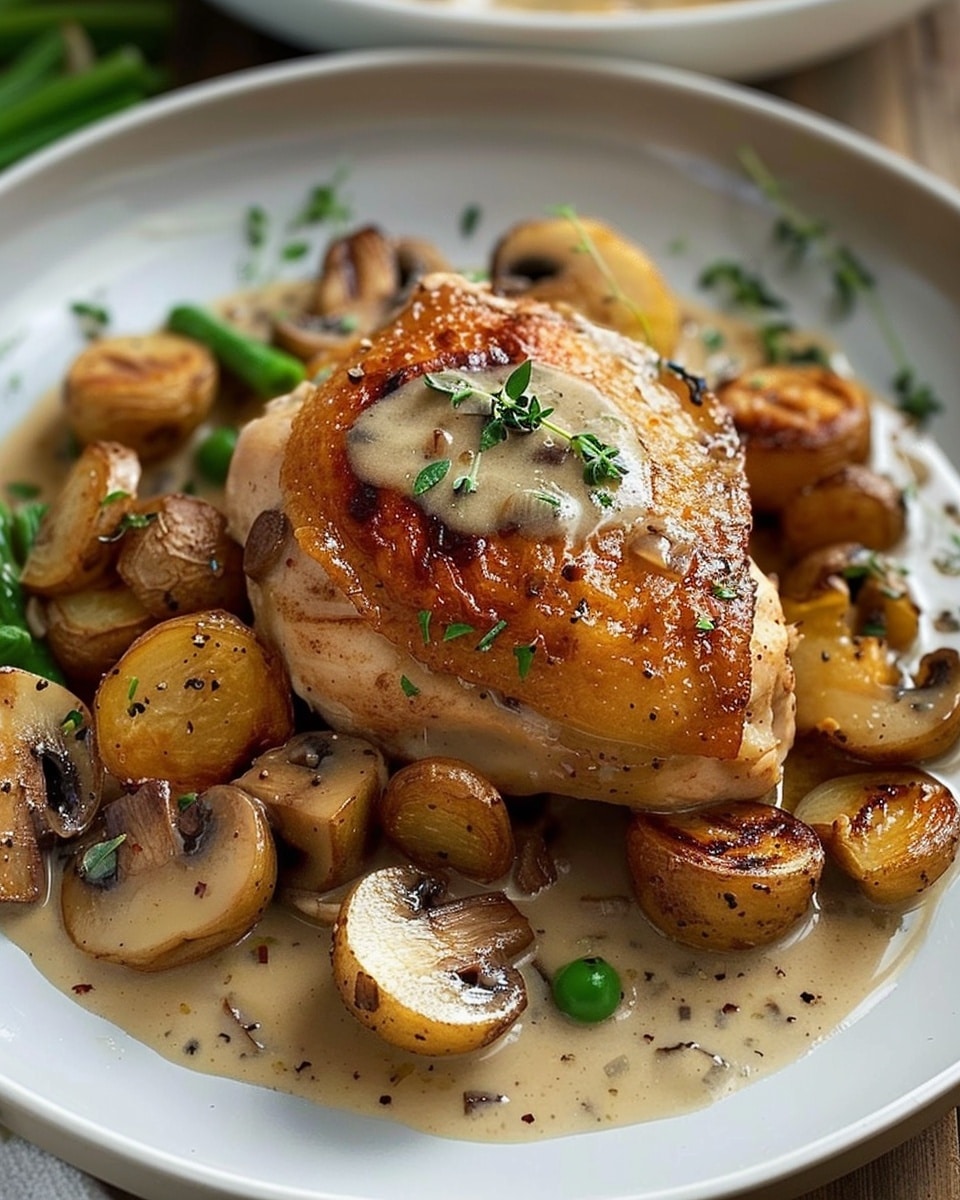 Chicken in White Wine Sauce