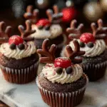 Easy Reindeer Cupcakes