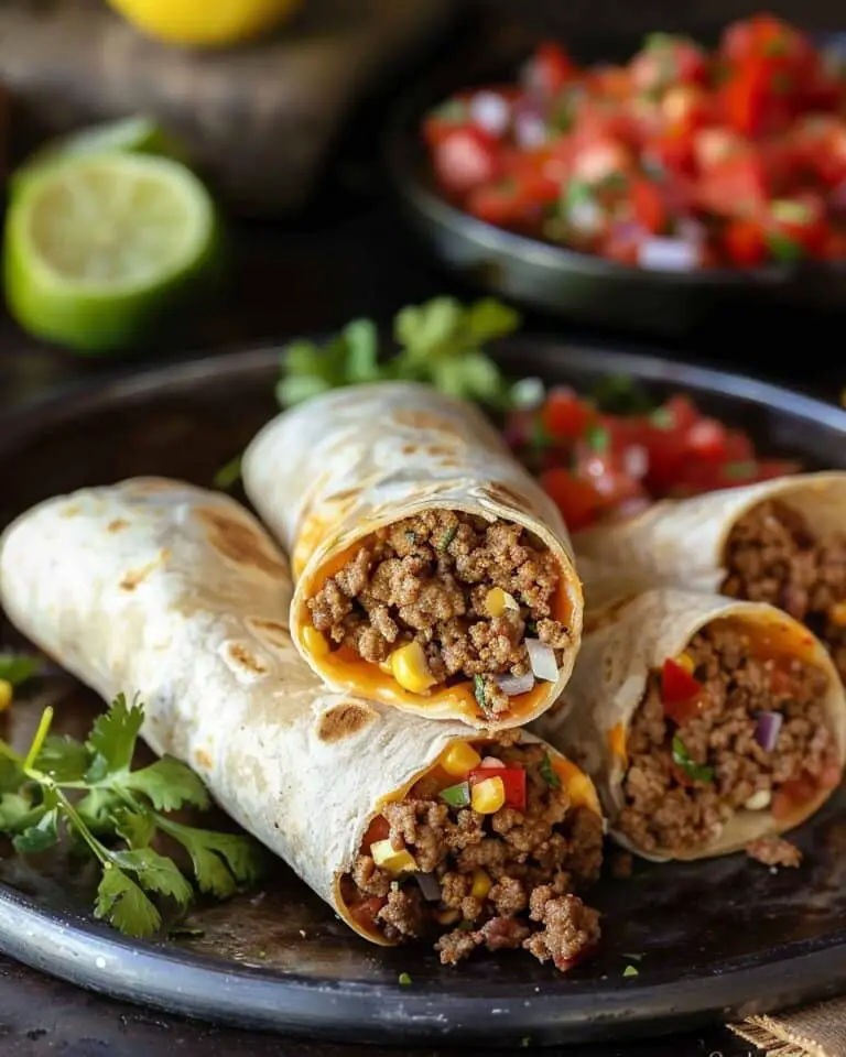 Ground Beef Burrito Recipe