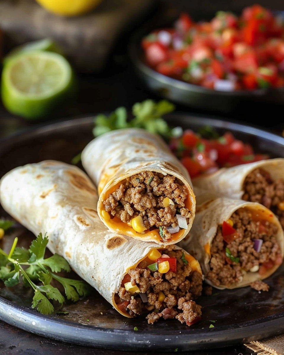Ground Beef Burrito Recipe