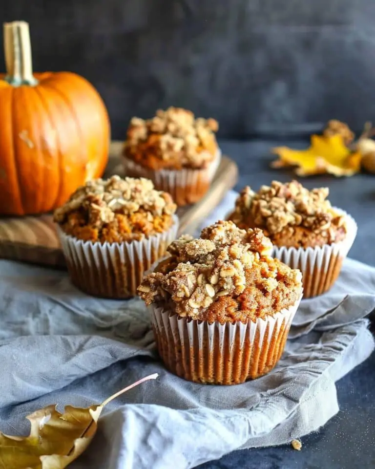 Gluten Free Pumpkin Crunch Muffins