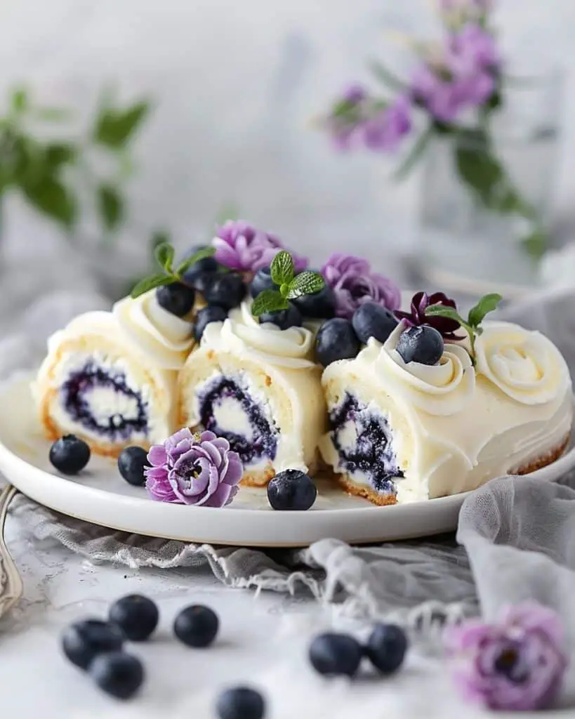 Keto Blueberry Cheesecake Rolls