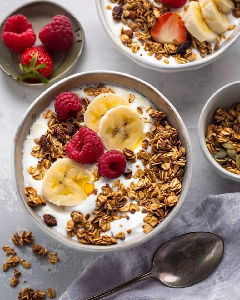 Easy Yogurt Granola Bowls