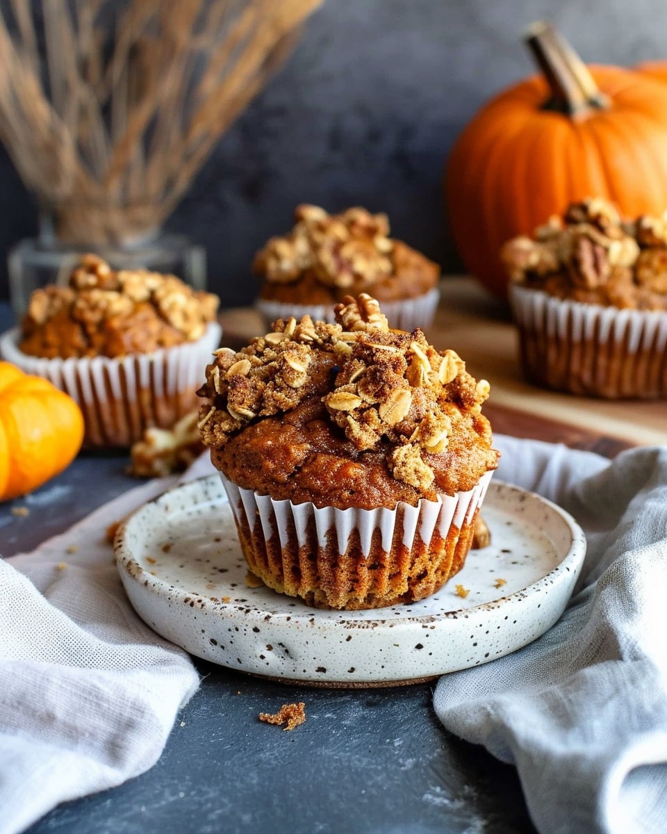 Gluten Free Pumpkin Crunch Muffins