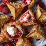 Deep Fried Strawberry Cheesecake Wonton Bites Recipe