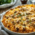 Cheesy Hamburger Rice Casserole