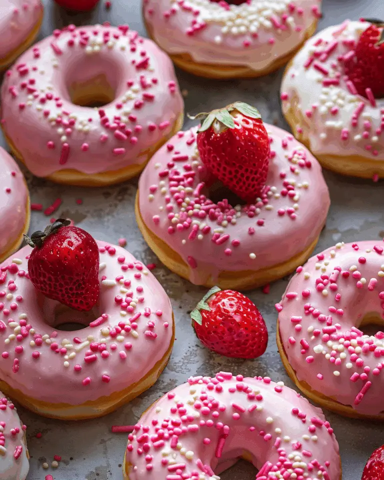 Strawberry Cheesecake Donuts
