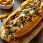 Ultimate Chicken Cheese Steak Sandwiches