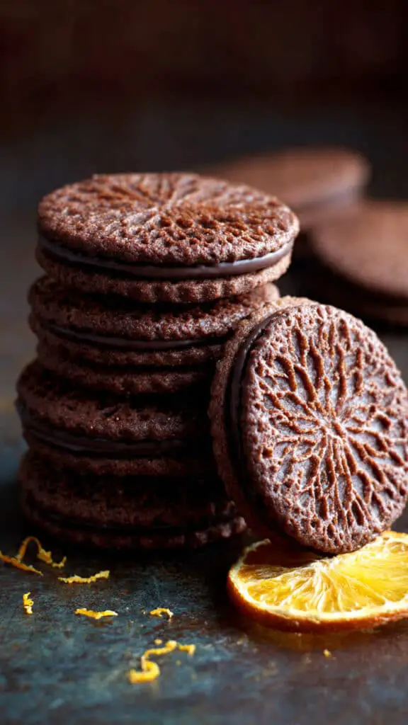Chocolate Orange Sandwich Cookies