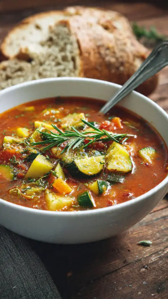 Thick & Hearty Minestrone Soup
