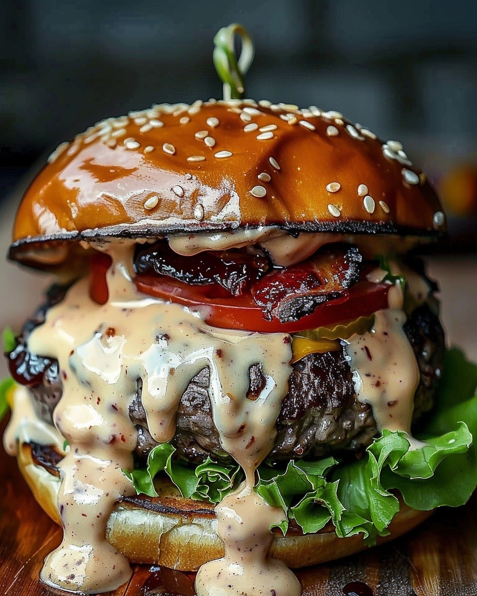 Smash Burgers with Creamy Burger Sauce
