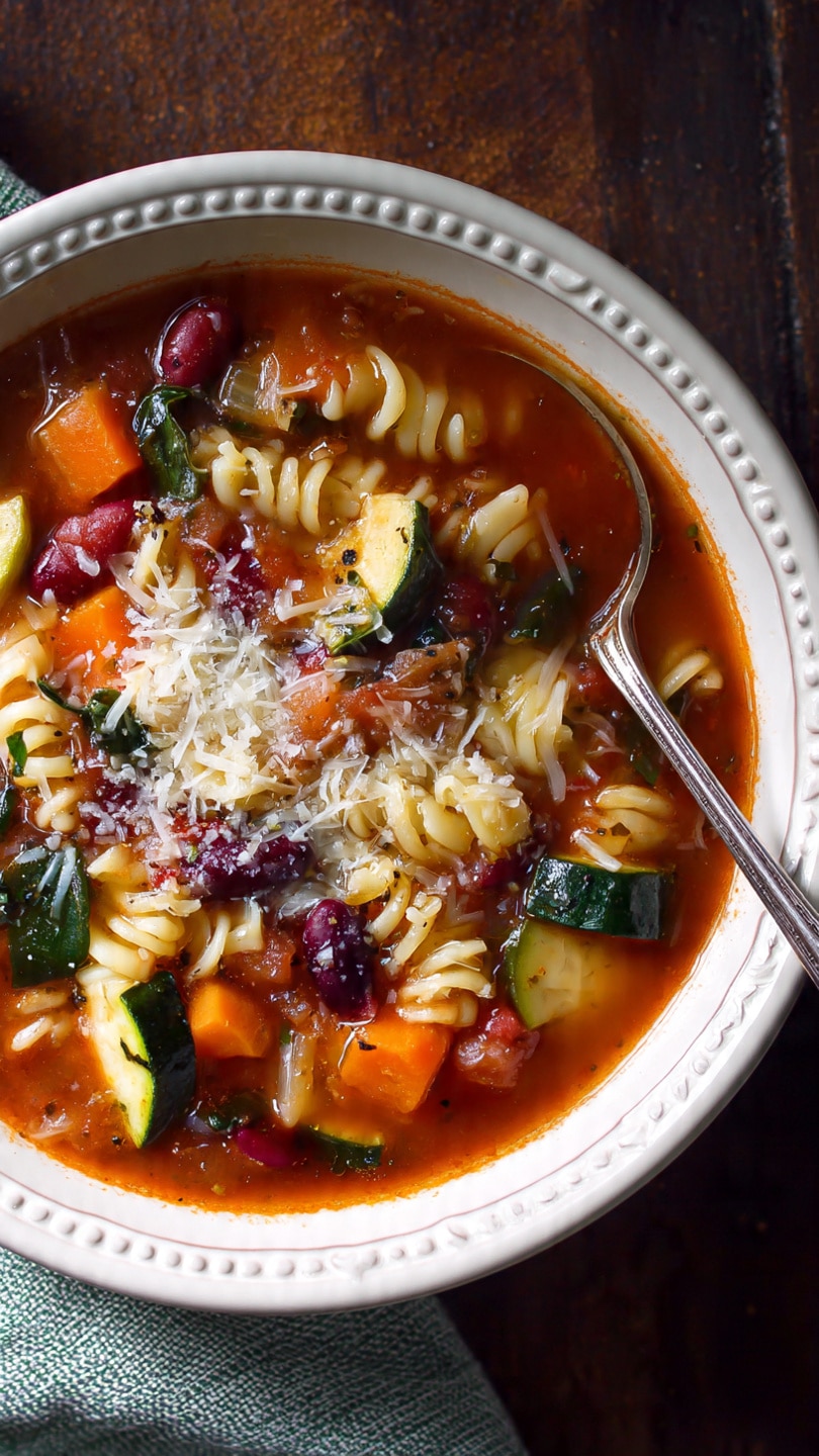 Thick & Hearty Minestrone Soup