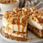 Salted Caramel Apple Pie Cheesecake