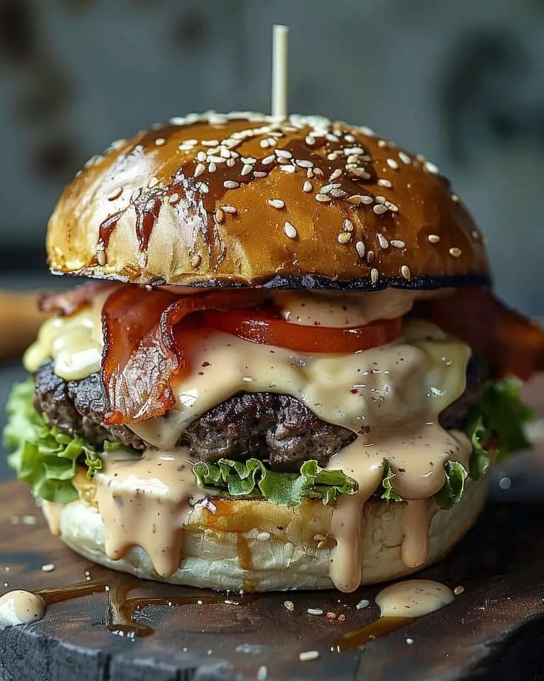 Smash Burgers with Creamy Burger Sauce
