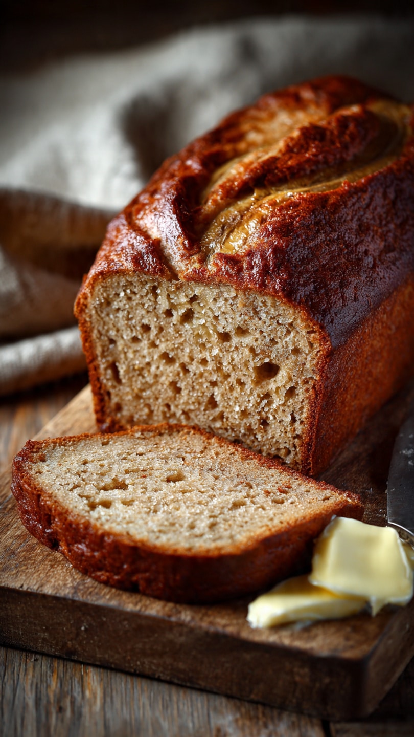 Brown Butter Sourdough Banana Bread