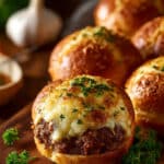 Garlic Parmesan Cheeseburger Apetizzer