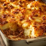 Cheesy Ground Beef & Potato Casserole