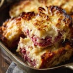 Classic Reuben Bake with Corned Beef, Sauerkraut & Swiss
