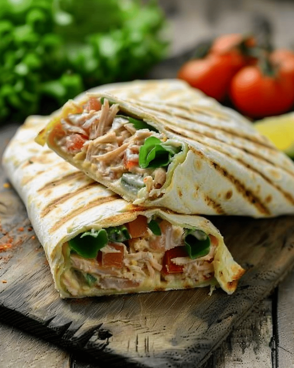 Tuna Melt Wrap