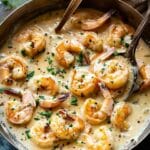 Creamy Garlic Prawns