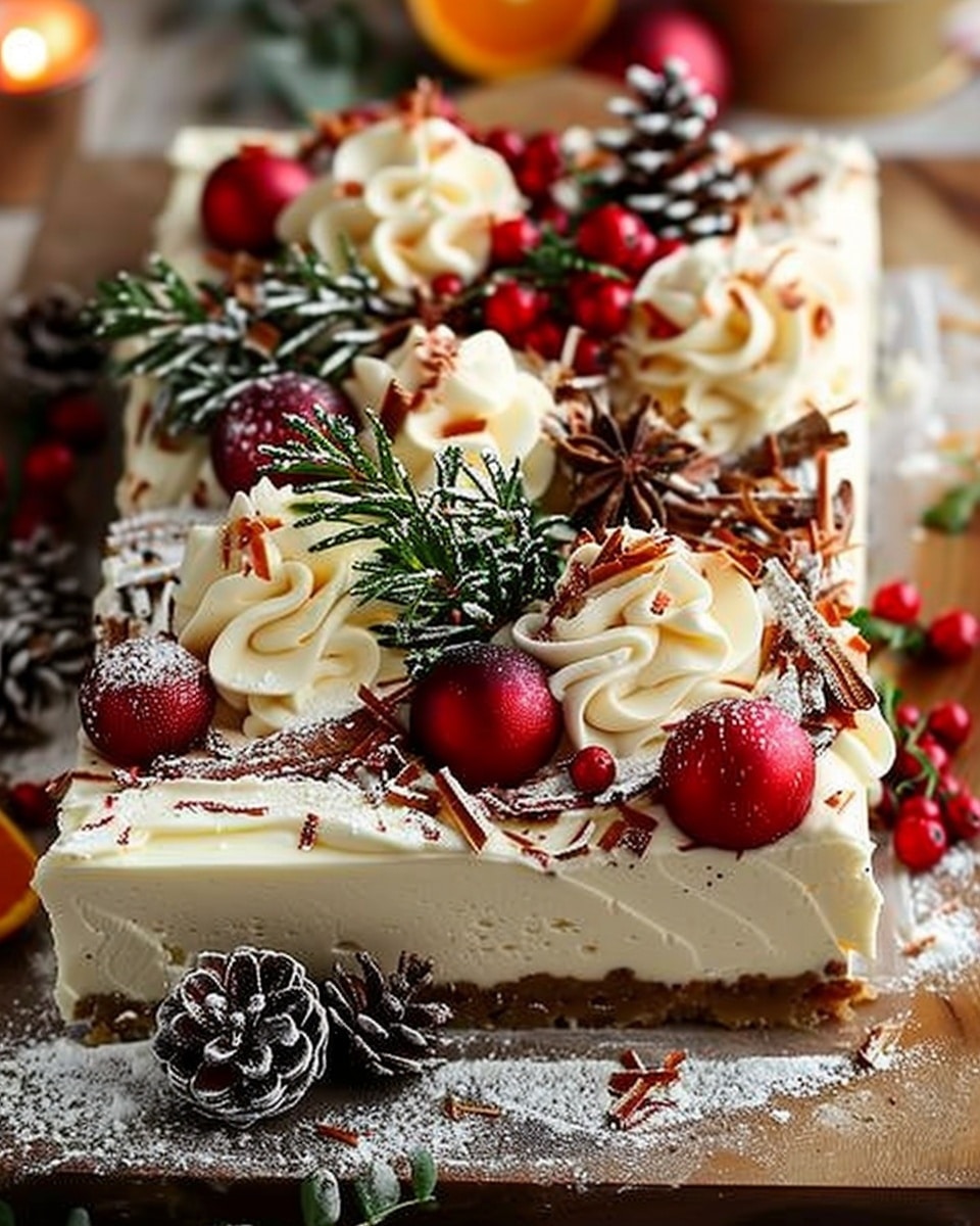 Easy No-Bake Cheesecake Slab