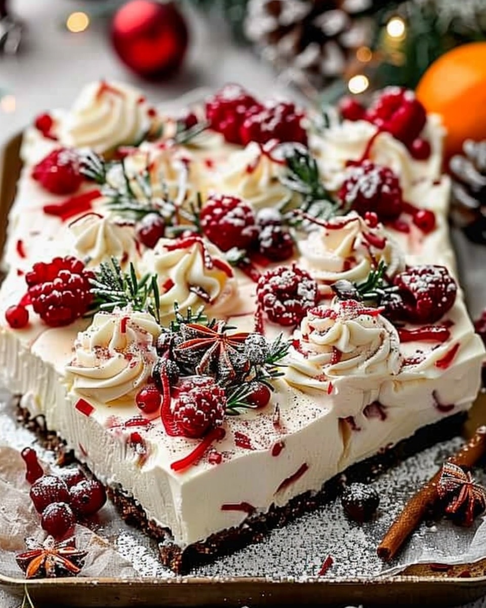 Easy No-Bake Cheesecake Slab