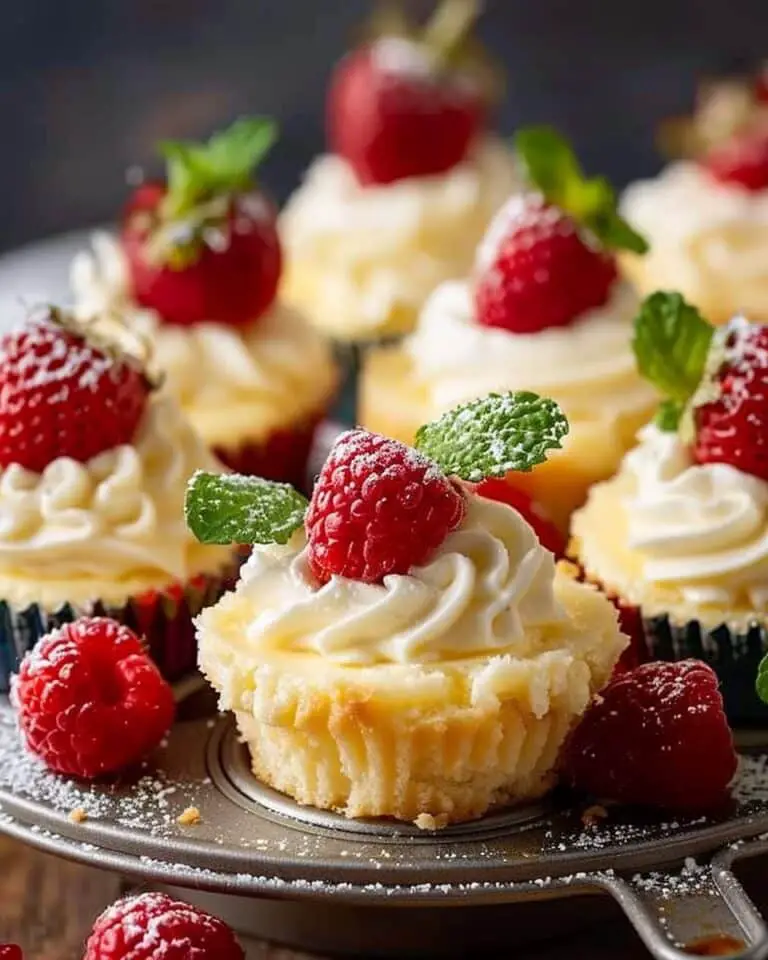 Mini Cheesecakes Made in a Muffin Tin