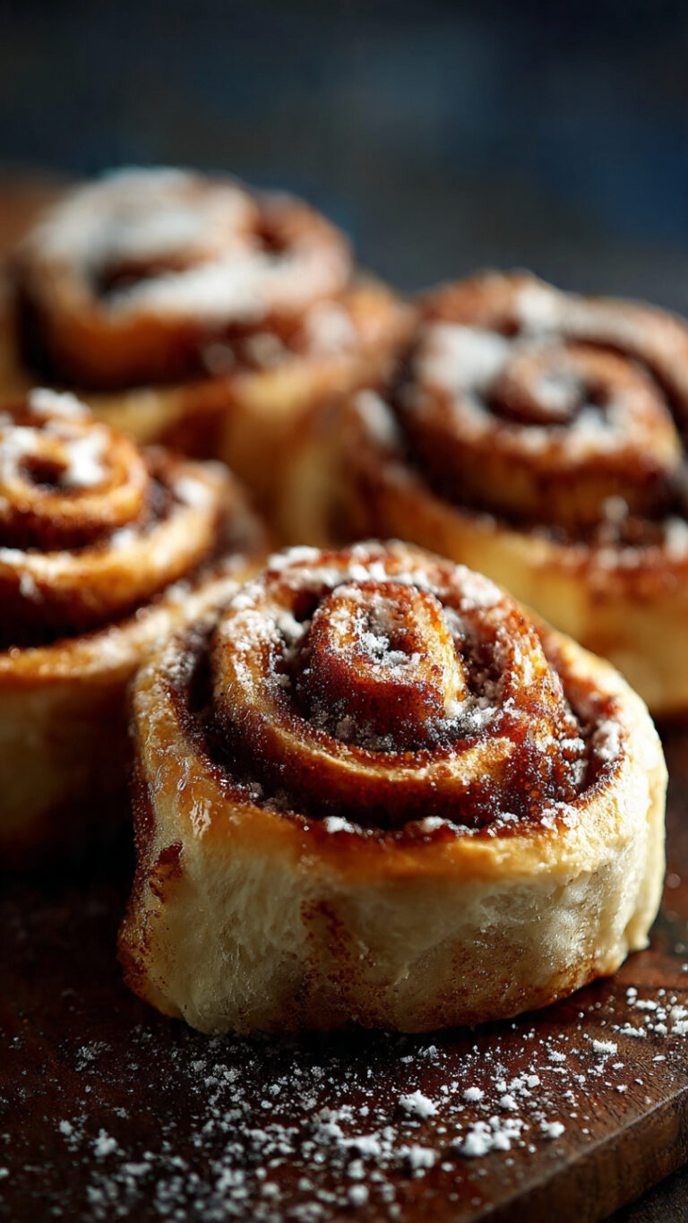 Soft Gingerbread Cinnamon Rolls