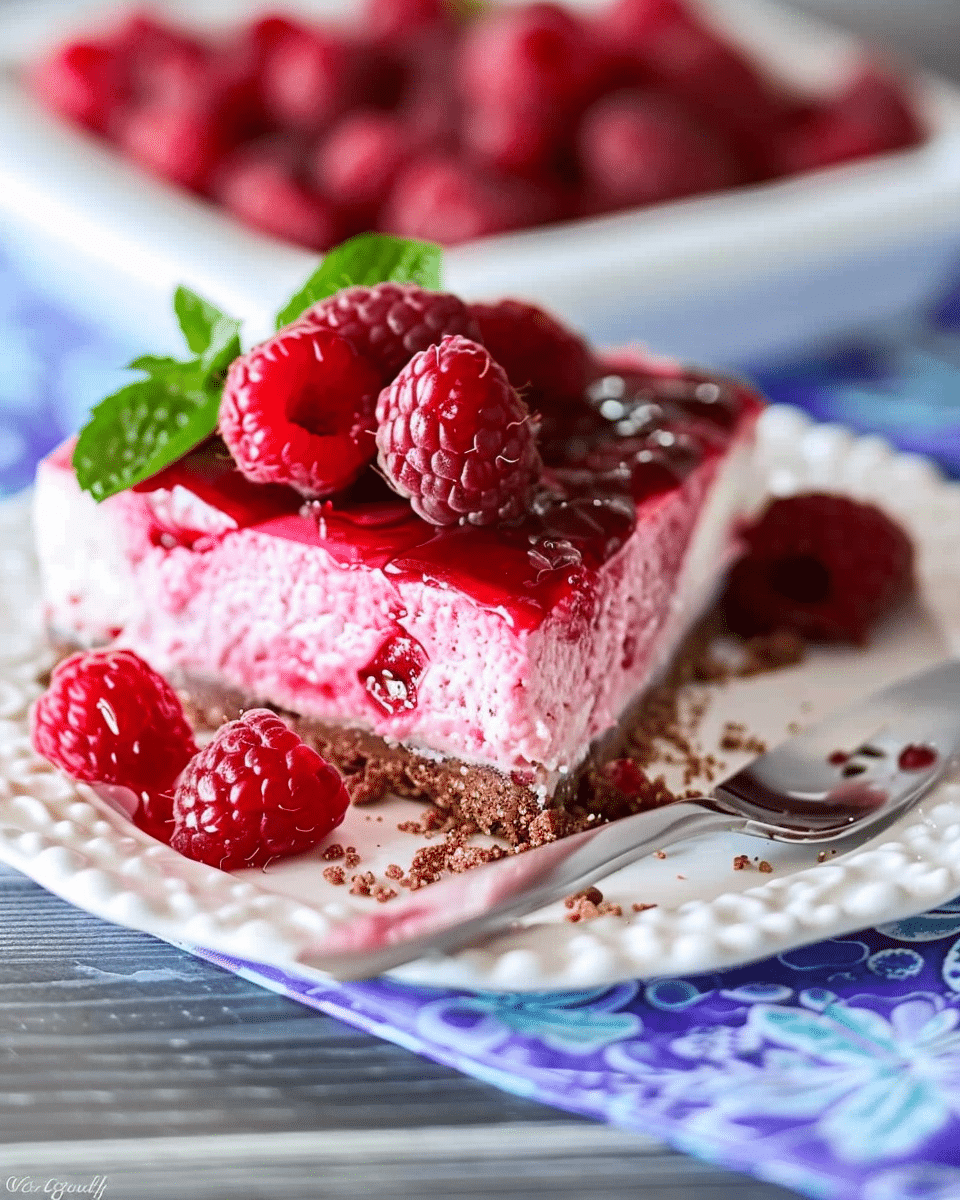 Raspberry Cheesecake (No Bake)