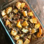 Ground Beef and Potatoes Casserole | Easy Dinner