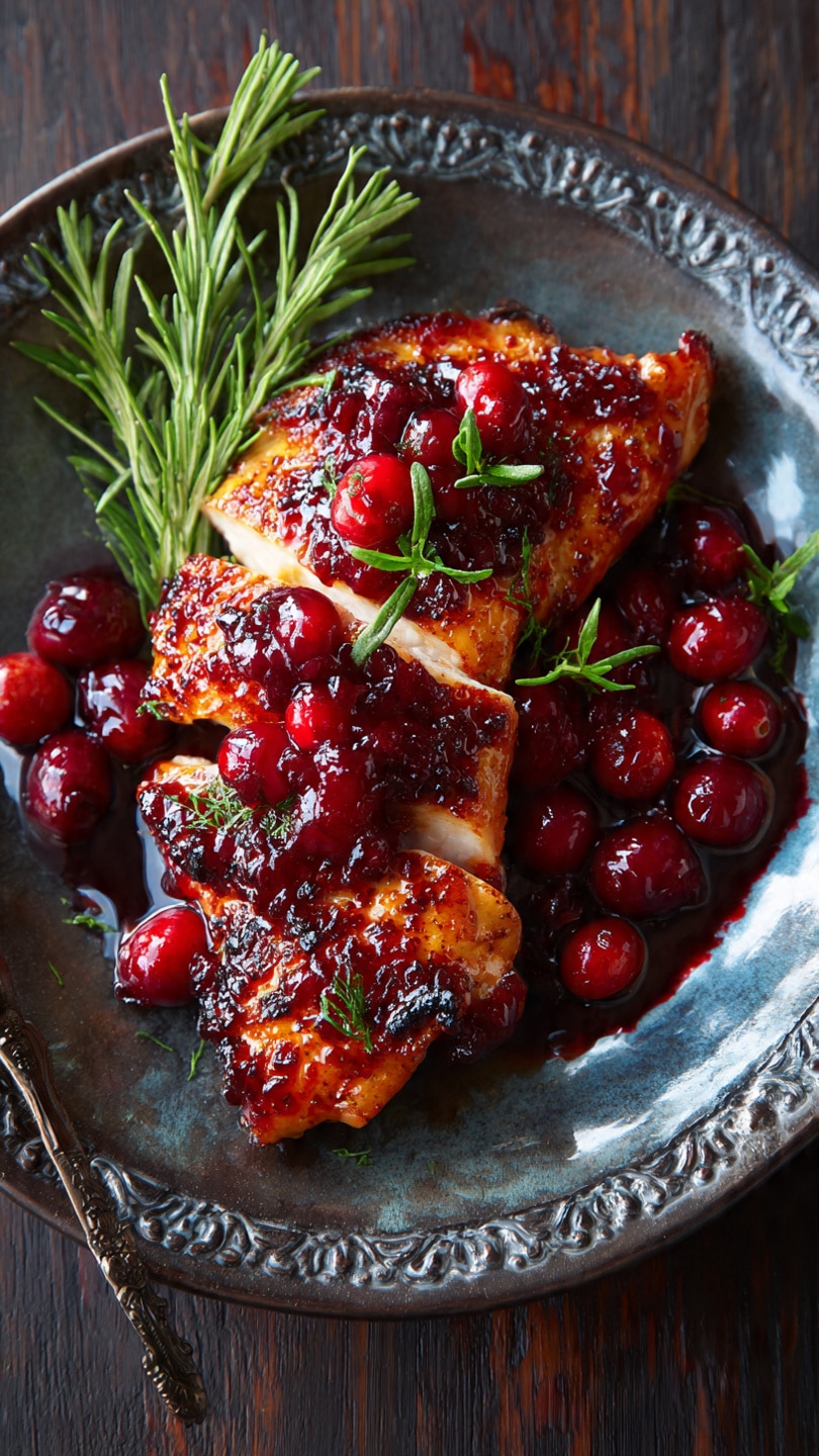 Cranberry Orange Glazed Chicken