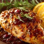 Cranberry Orange Glazed Chicken