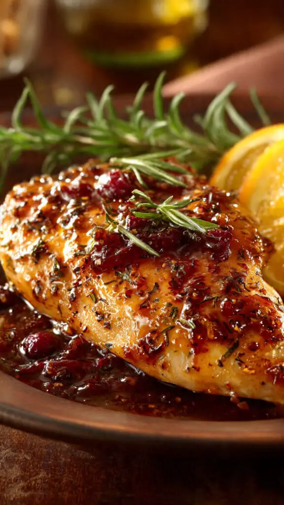 Cranberry Orange Glazed Chicken