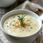 Cheddar Garlic Herb Potato Soup